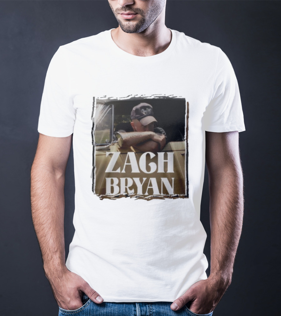 Zach Bryan With Heaven On Tour 2025 Country Folk Music Concert Truck Art T-Shirt