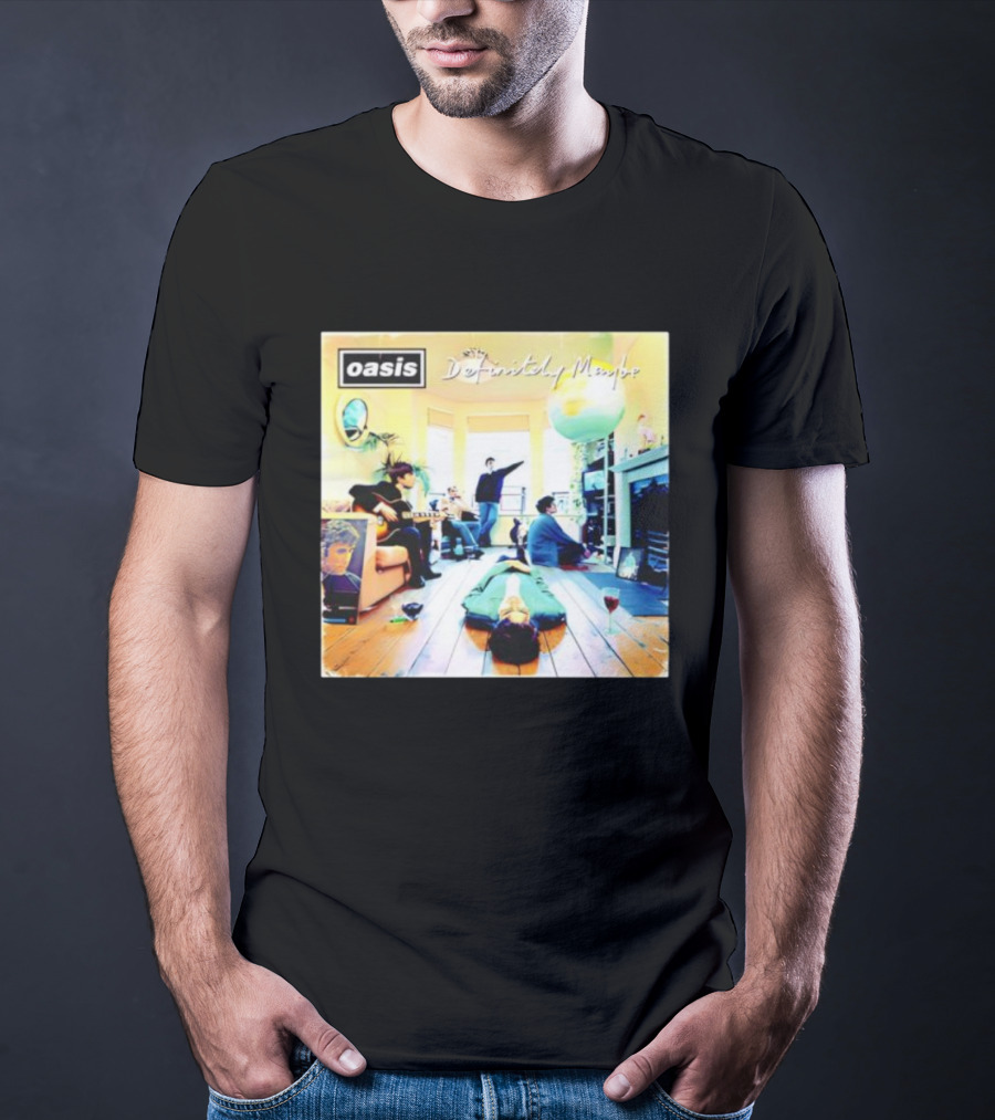 Definitely Maybe Oasis Vintage Album Cover T-Shirt