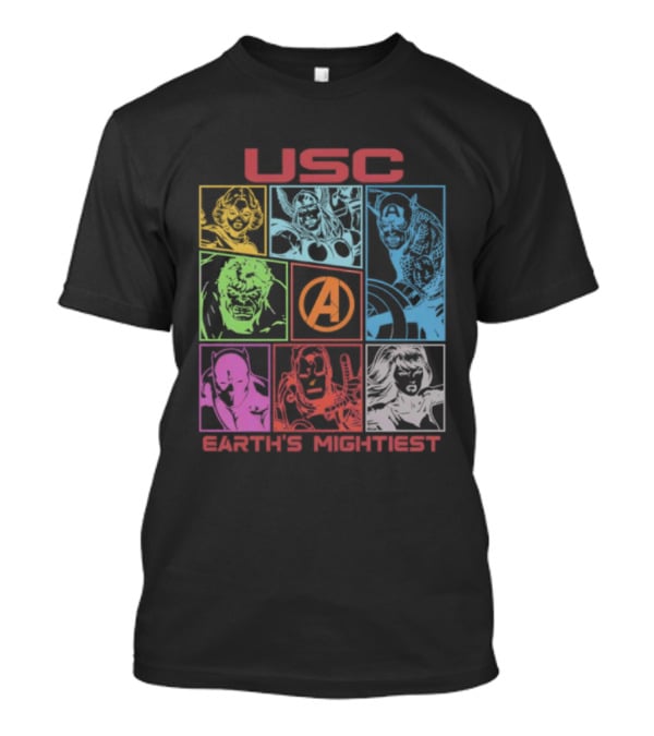 USC Trojans Marvel Avengers Earth's Mightiest Heroes T-Shirt