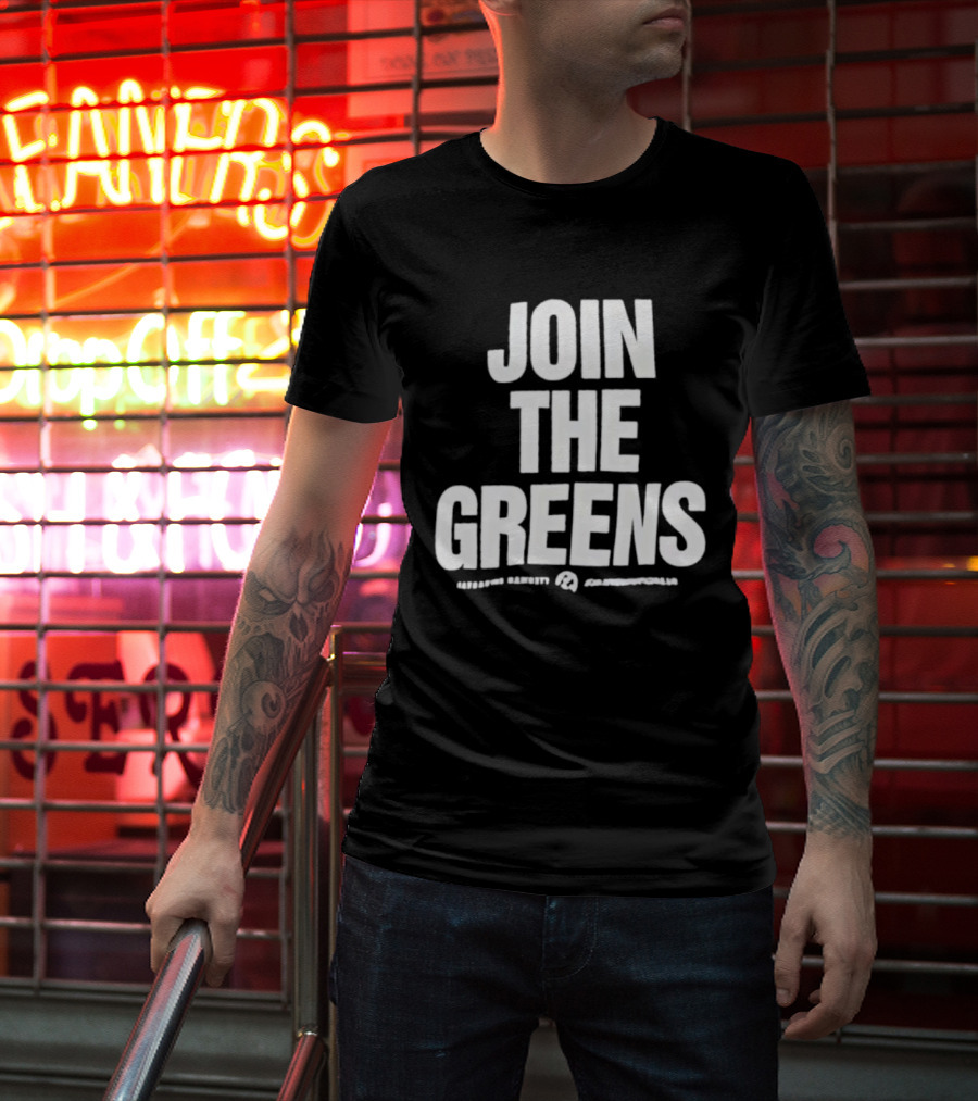 Join The Greens Basketball Community #Superhoops9 T-Shirt