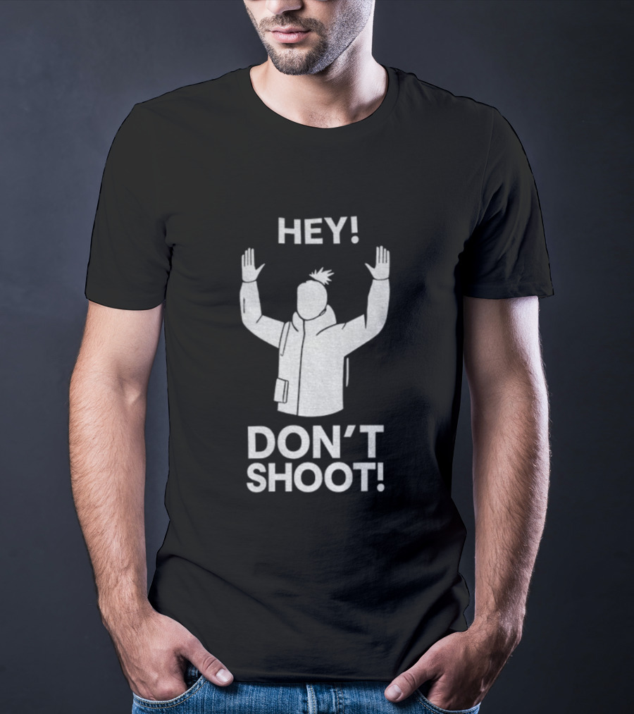 ARC Raiders Hey Don't Shoot Hands Up Gesture T-Shirt