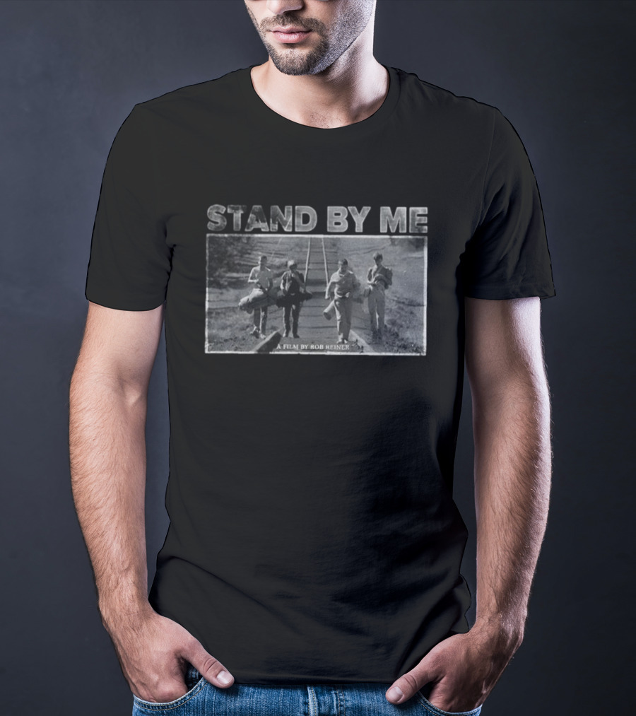Stand By Me A Film By Rob Reiner Vintage Railroad Scene T-Shirt