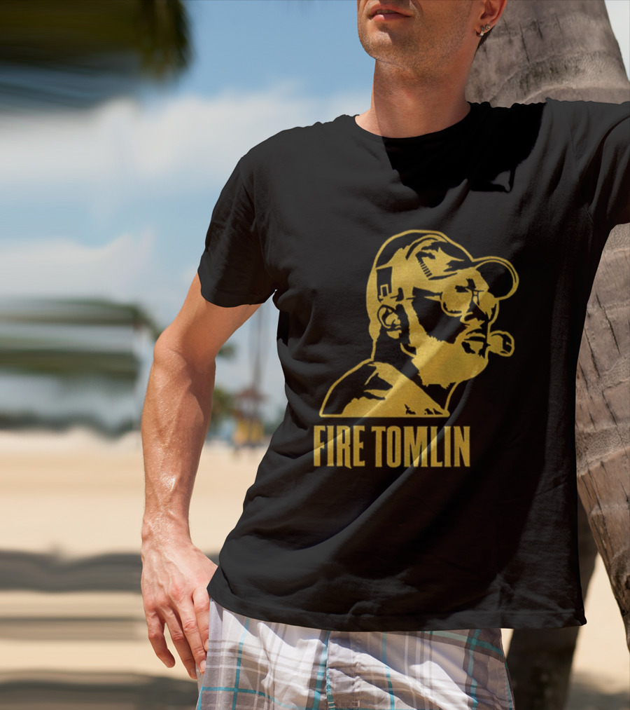 Mike Tomlin Fire Steelers Sketch Football NFL Coach T-Shirt