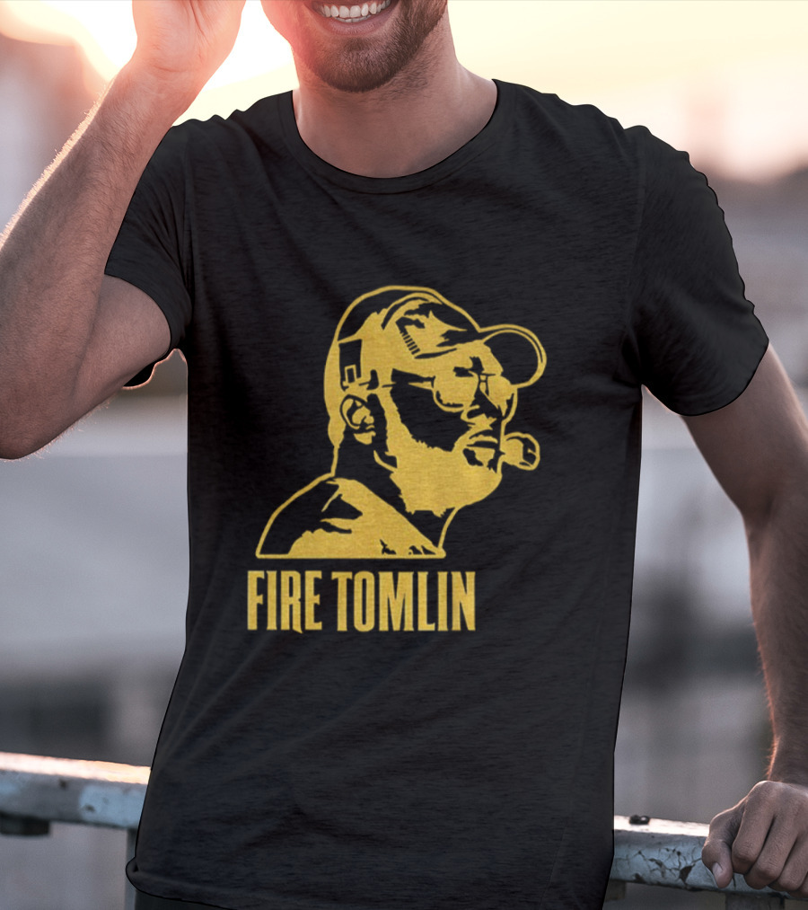 Mike Tomlin Fire Steelers Sketch Football NFL Coach T-Shirt