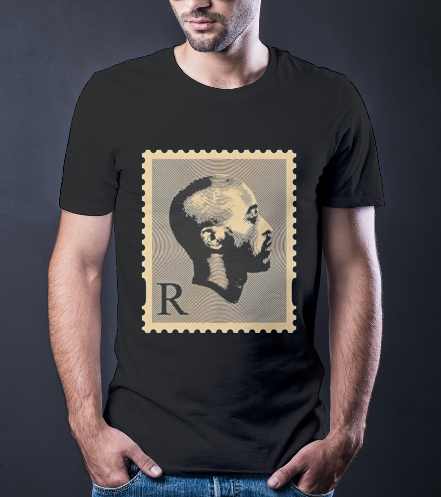 Rakim R Stamp Hip-Hop Retro Portrait Design T-Shirt
