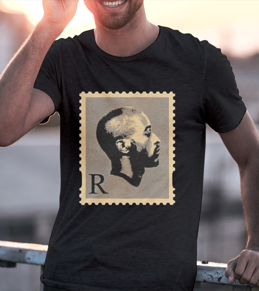 Rakim R Stamp Hip-Hop Retro Portrait Design T-Shirt