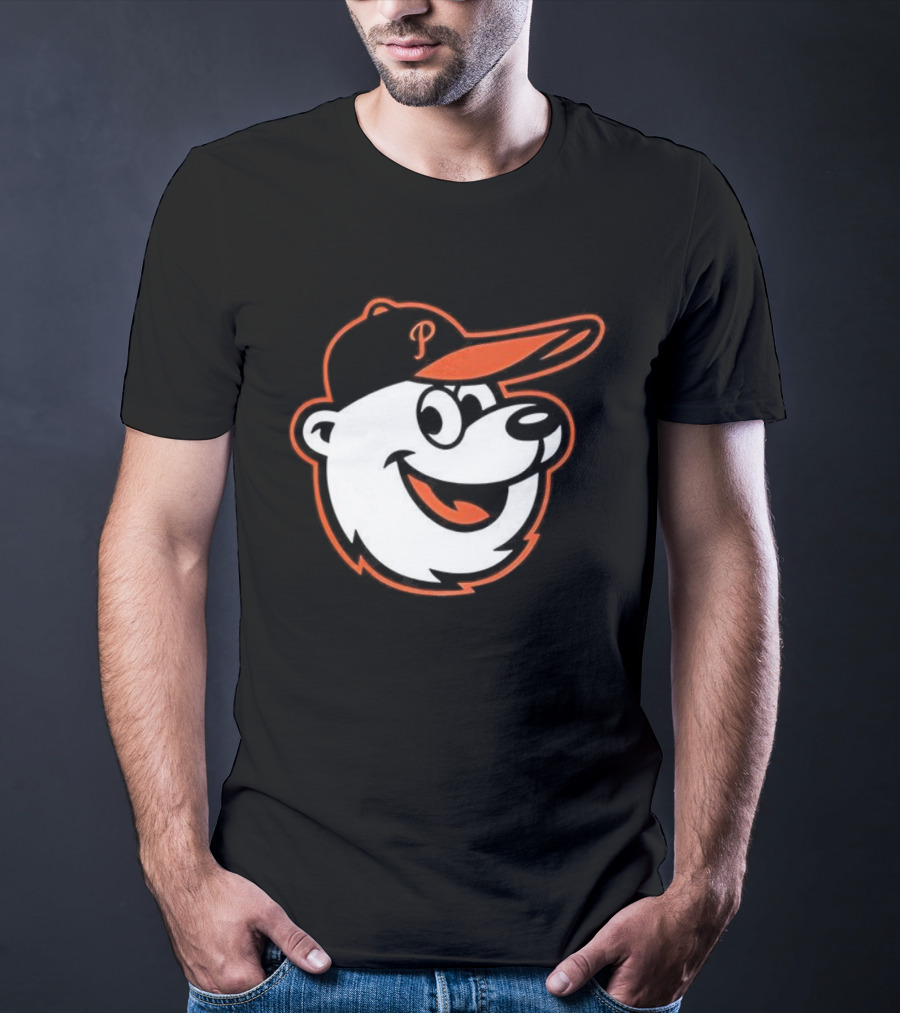 Baltimore Orioles Polar Bear Cap Iconic Sports Fan Favorite T-Shirt
