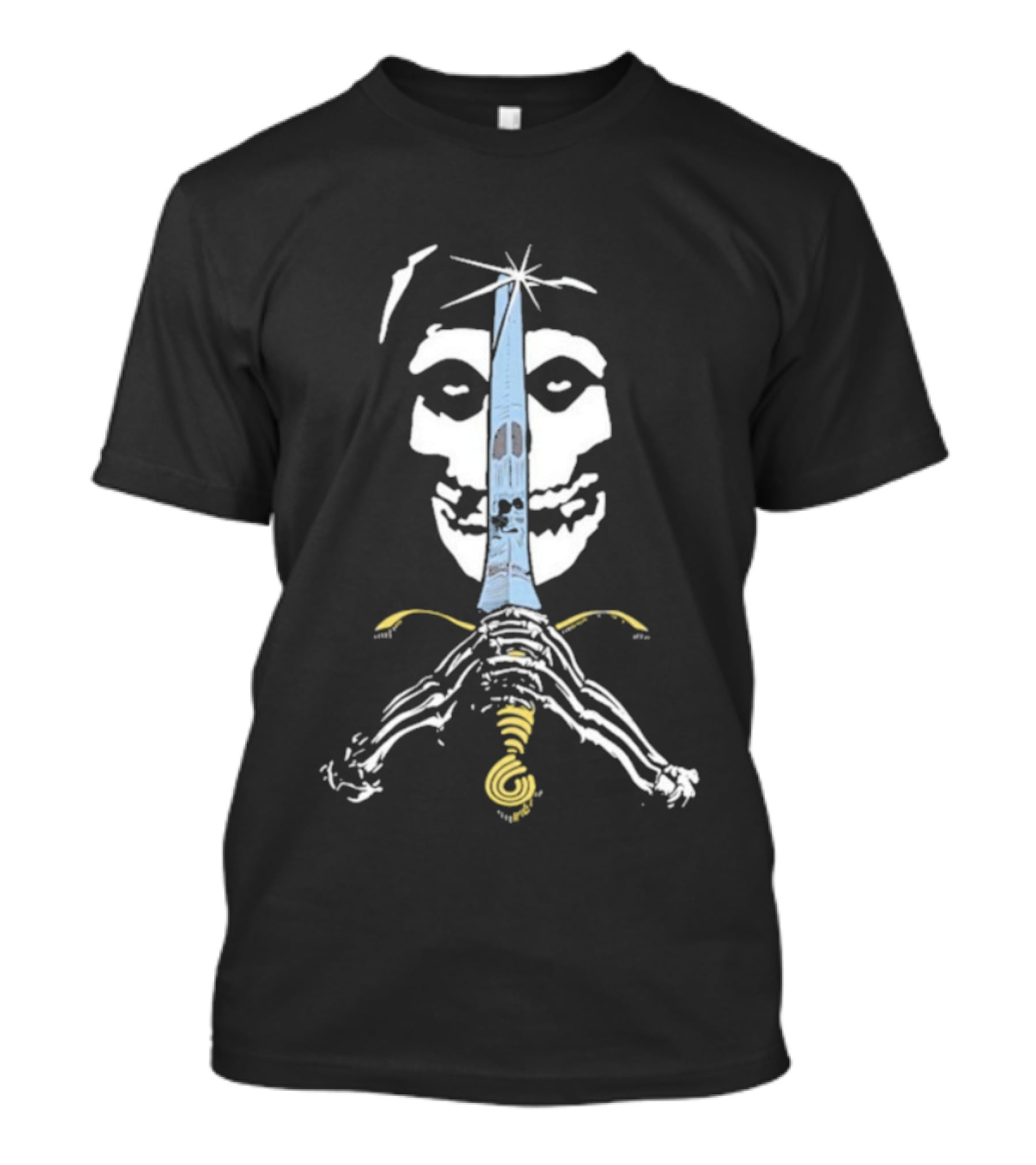 Misfits Lost & Found Sword Skull Iconic Punk Symbol T-Shirt