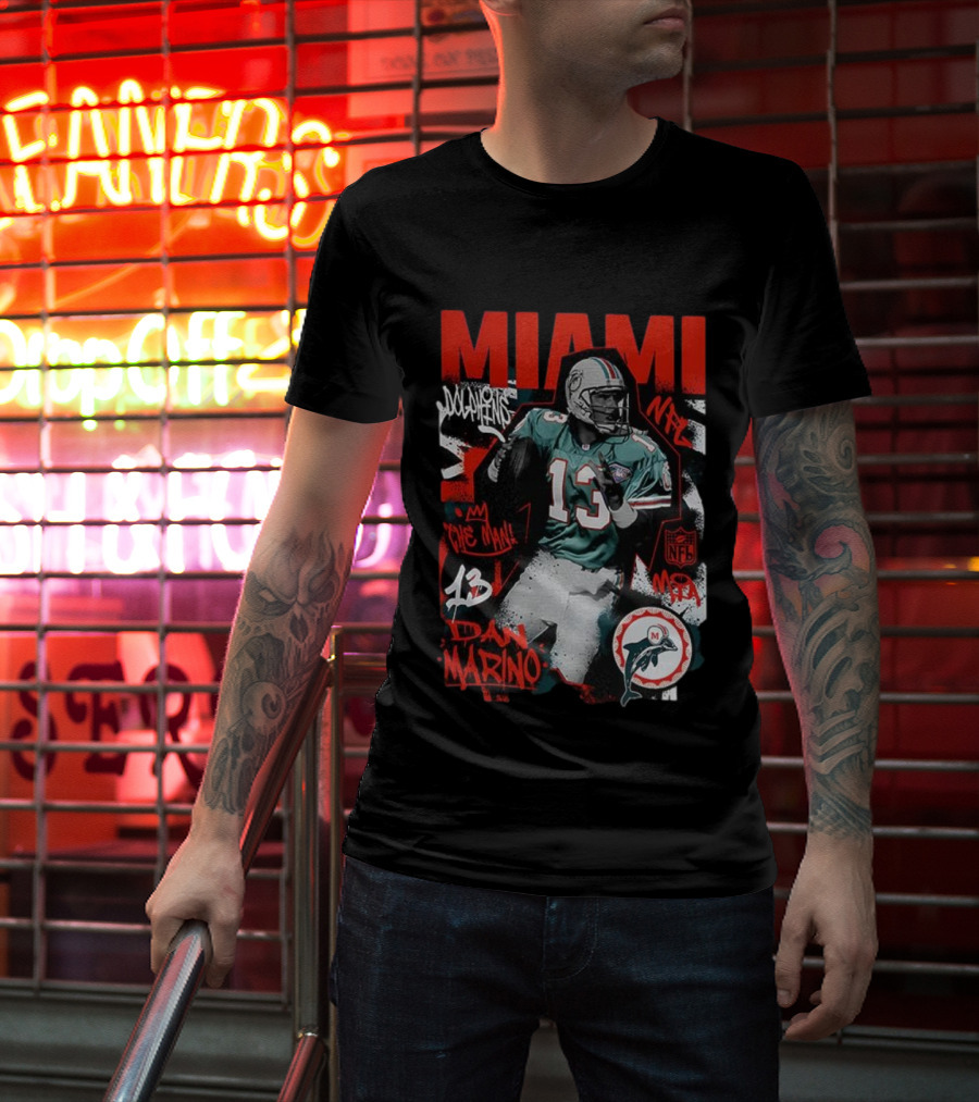 Miami Dolphins NFL Dan Marino The Man 13 T-Shirt