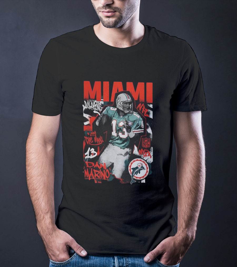 Miami Dolphins NFL Dan Marino The Man 13 T-Shirt