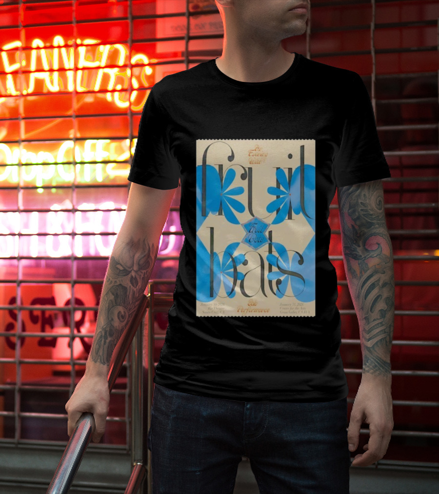 A Special Evening With Fruit Bats Solo Performance January 2026 California Tour T-Shirt