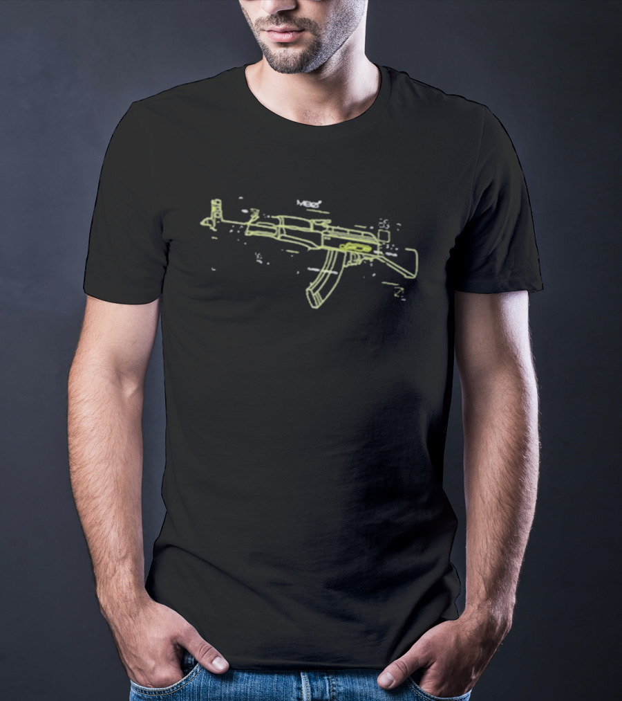 M80 AK-47 Schematic Diagram T-Shirt