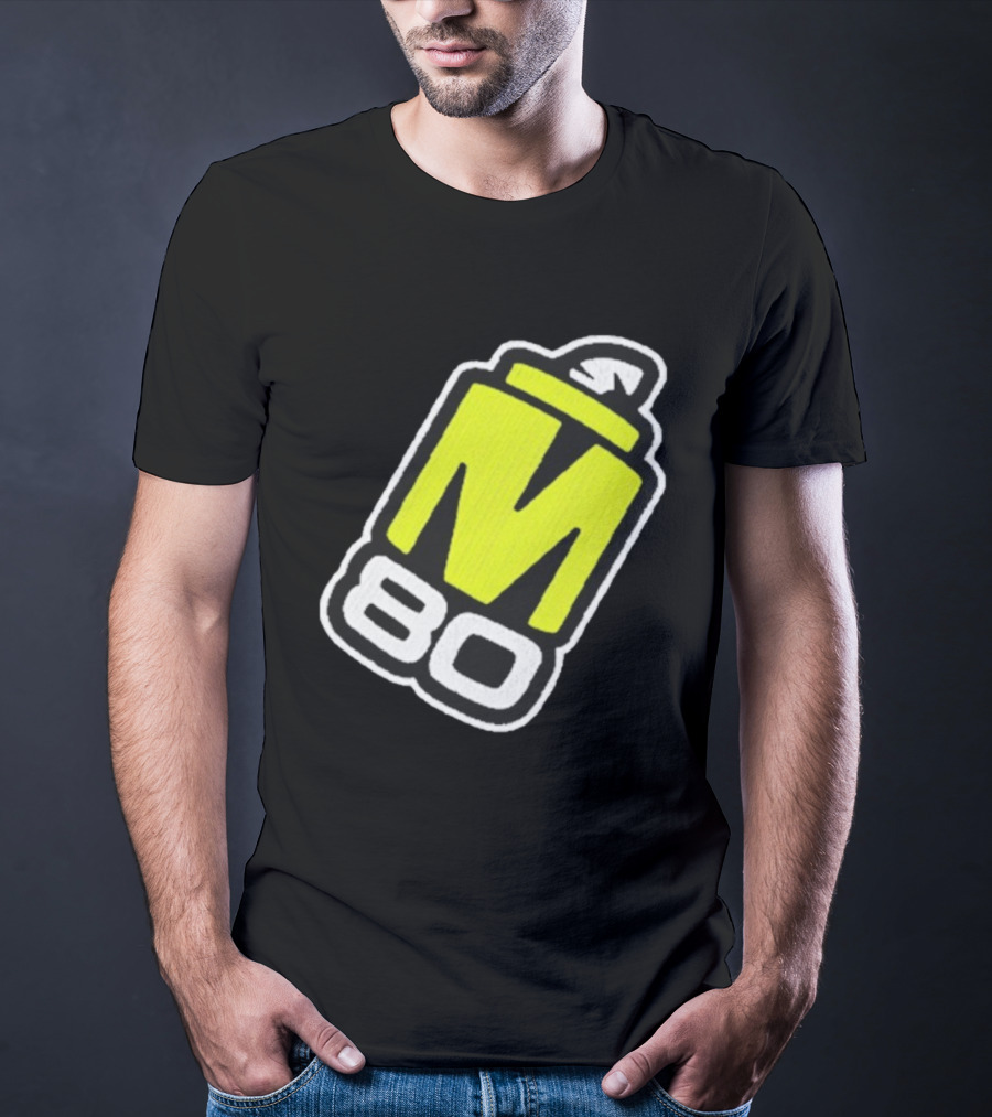 M80 Pro Player Gaming Esports Logo Spray Can T-Shirt