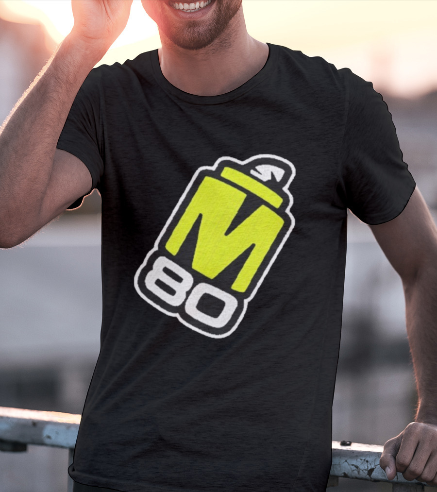 M80 Pro Player Gaming Esports Logo Spray Can T-Shirt