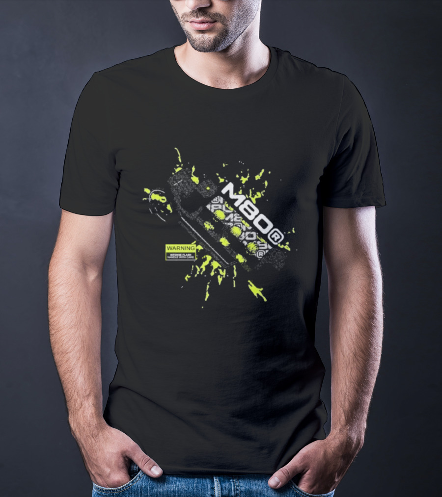 M80 Flashbang Warning Intense Flash Handle With Care T-Shirt