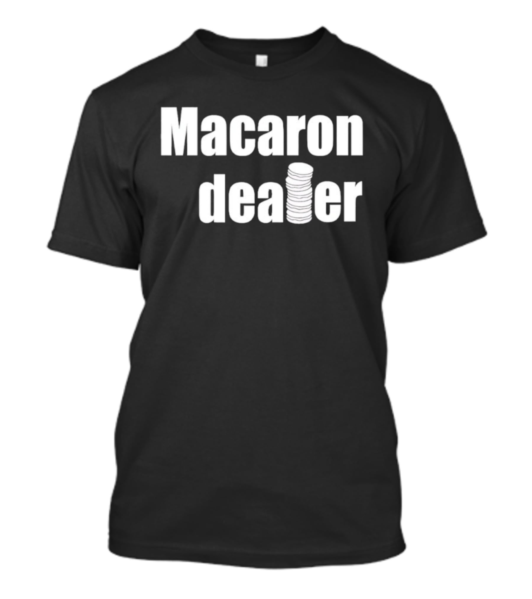Macaron Dealer Stacked Cookie Style T-Shirt