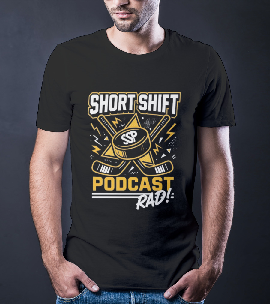 Short Shift Podcast Rad Hockey Bruins T-Shirt