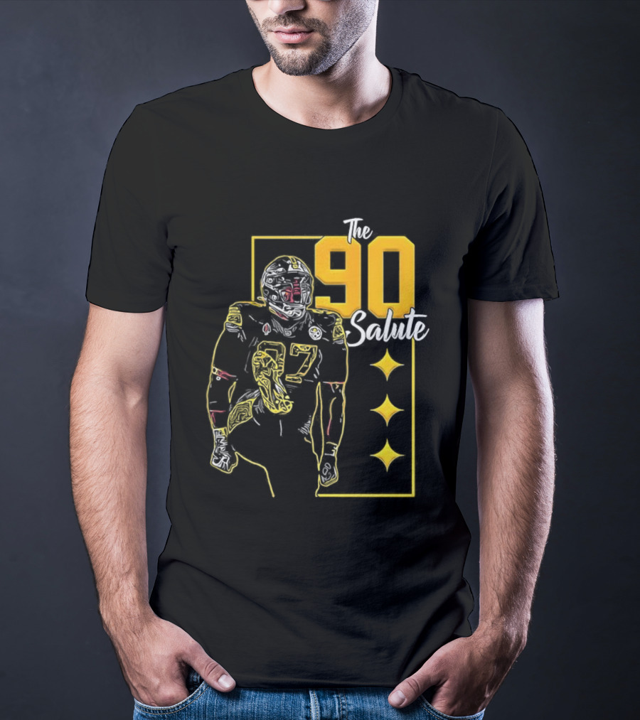 Pittsburgh Steelers J Watt The 90 Salute NFL T-Shirt
