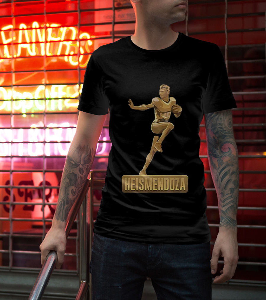 Fernando Mendoza Heismendoza Indiana Hoosiers Heisman Trophy 2025 NCAA Football T-Shirt