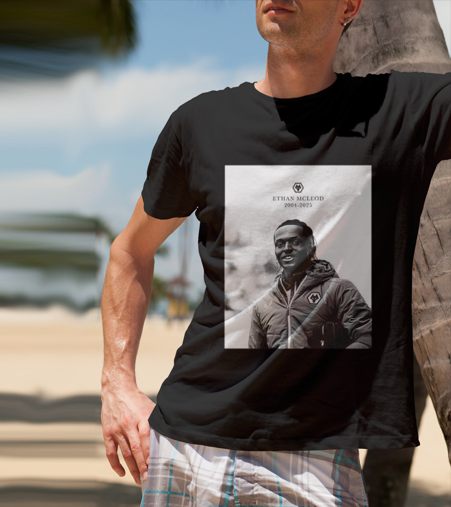 Ethan McLeod 2004-2025 Wolves Tribute T-Shirt