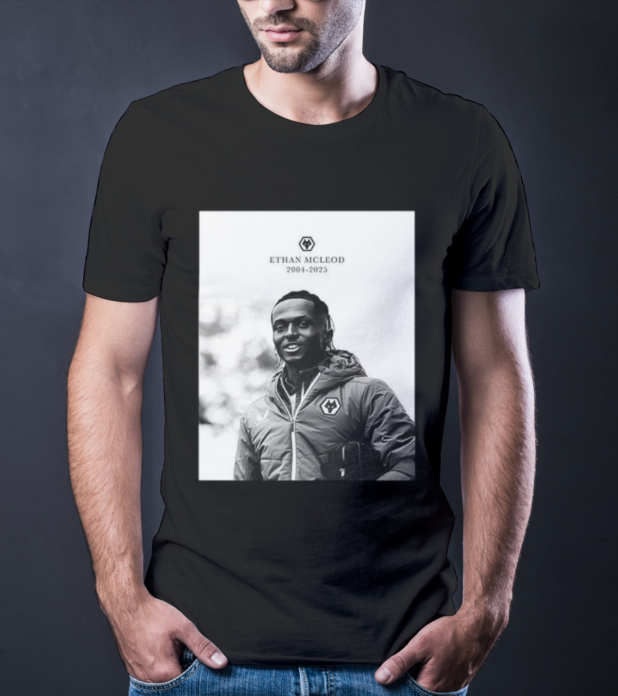 Ethan McLeod 2004-2025 Wolves Tribute T-Shirt