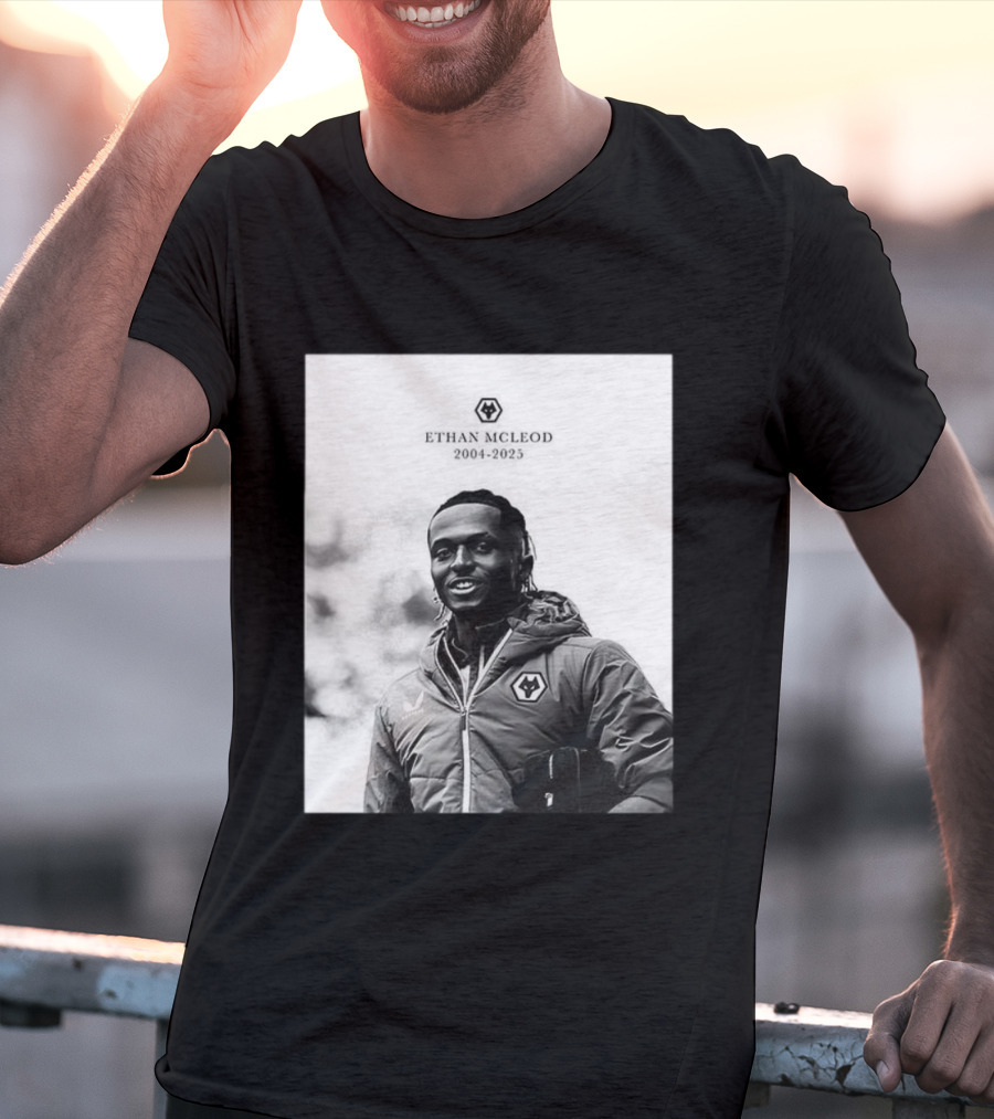 Ethan McLeod 2004-2025 Wolves Tribute T-Shirt