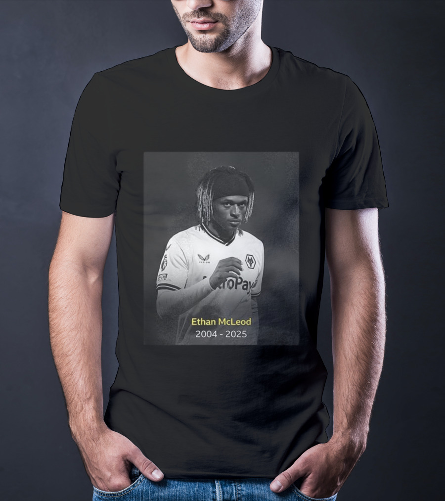 Ethan McLeod 2004-2025 Wolves Player Tribute T-Shirt