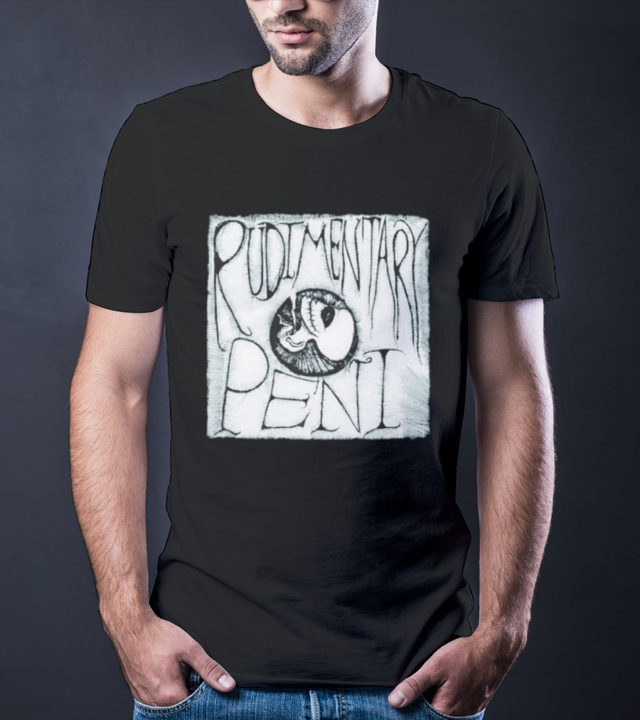 Rudimentary Peni Foetus Artwork Classic Punk Aesthetic T-Shirt