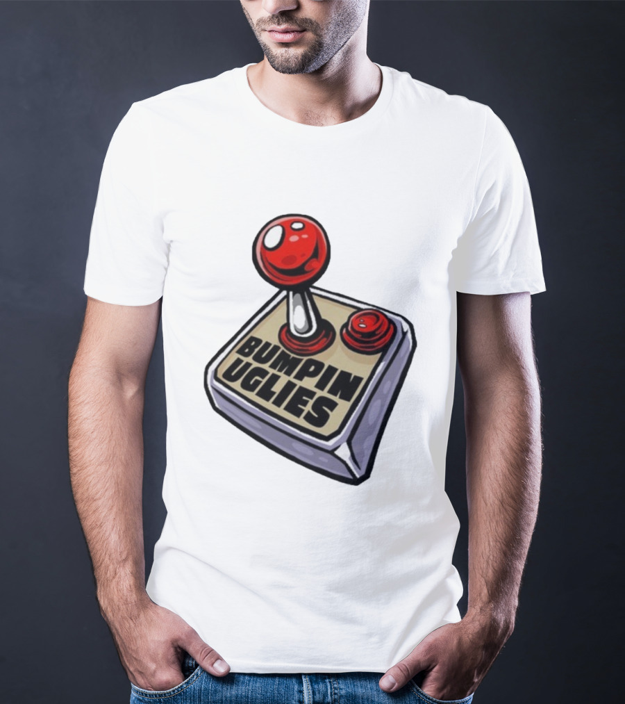 Bumpin Uglies Make It Through The Day Joystick Retro Style T-Shirt