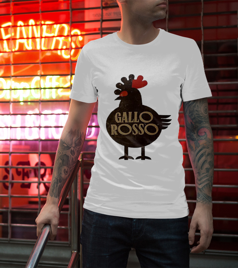 Gallo Rosso Heart Chicken T-Shirt