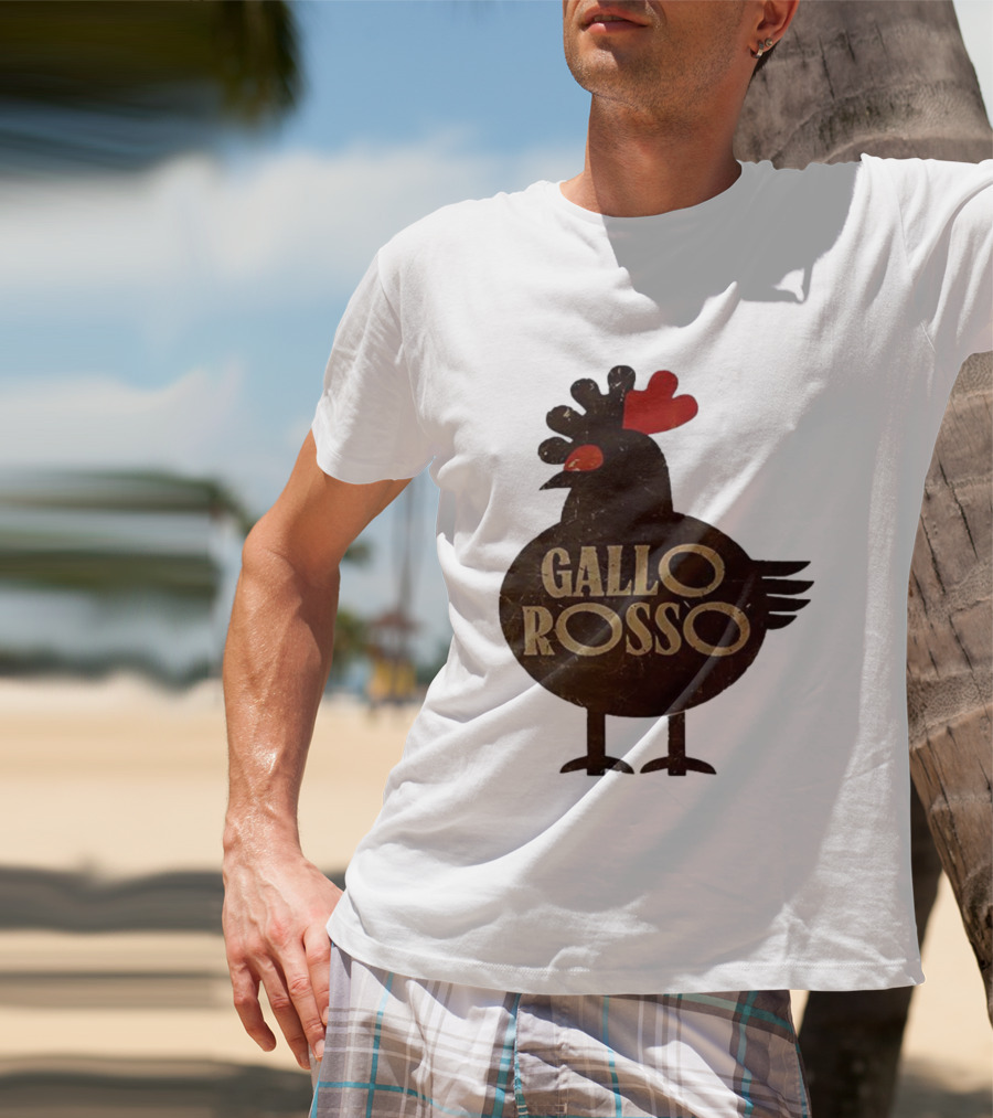 Gallo Rosso Heart Chicken T-Shirt