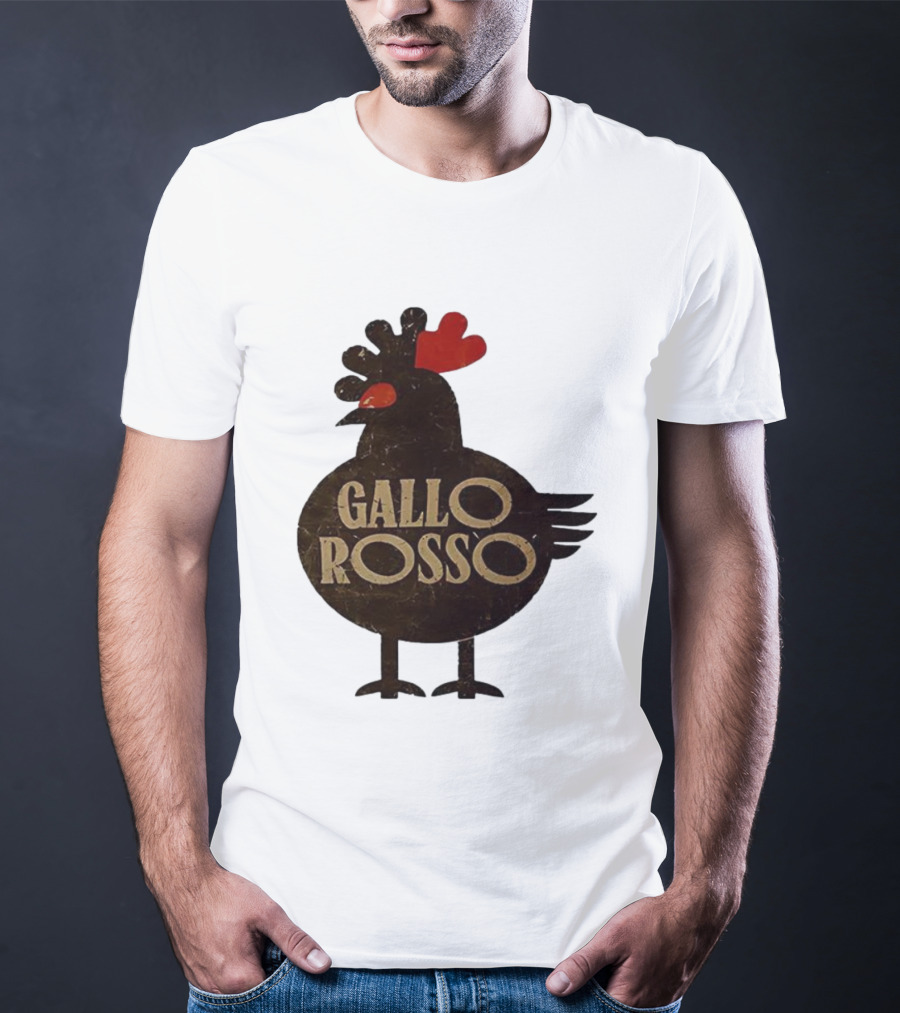Gallo Rosso Heart Chicken T-Shirt