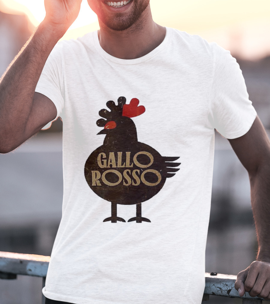 Gallo Rosso Heart Chicken T-Shirt