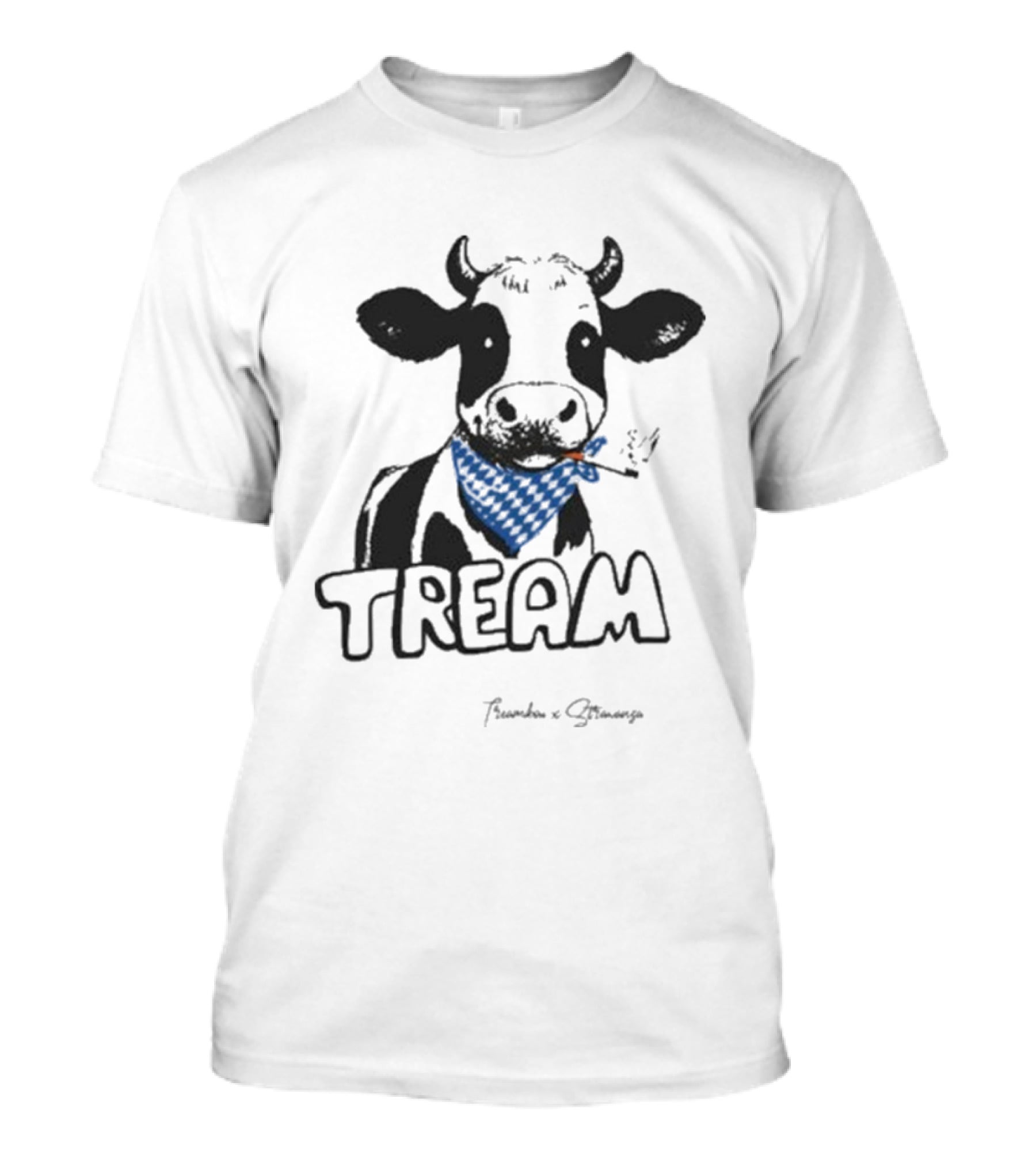 Tream Evy Bandana Cow Smoking T-Shirt