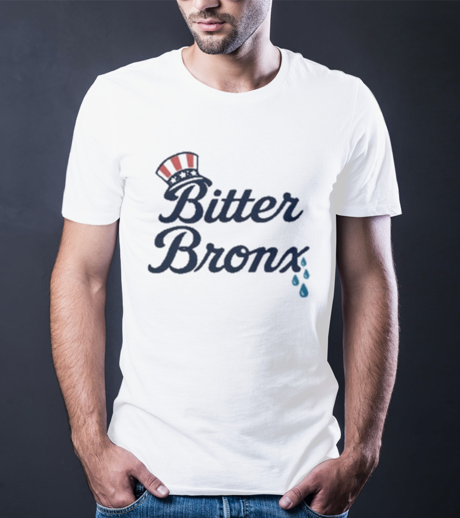 Bitter Bronx Uncle Sam Hat Teardrops T-Shirt