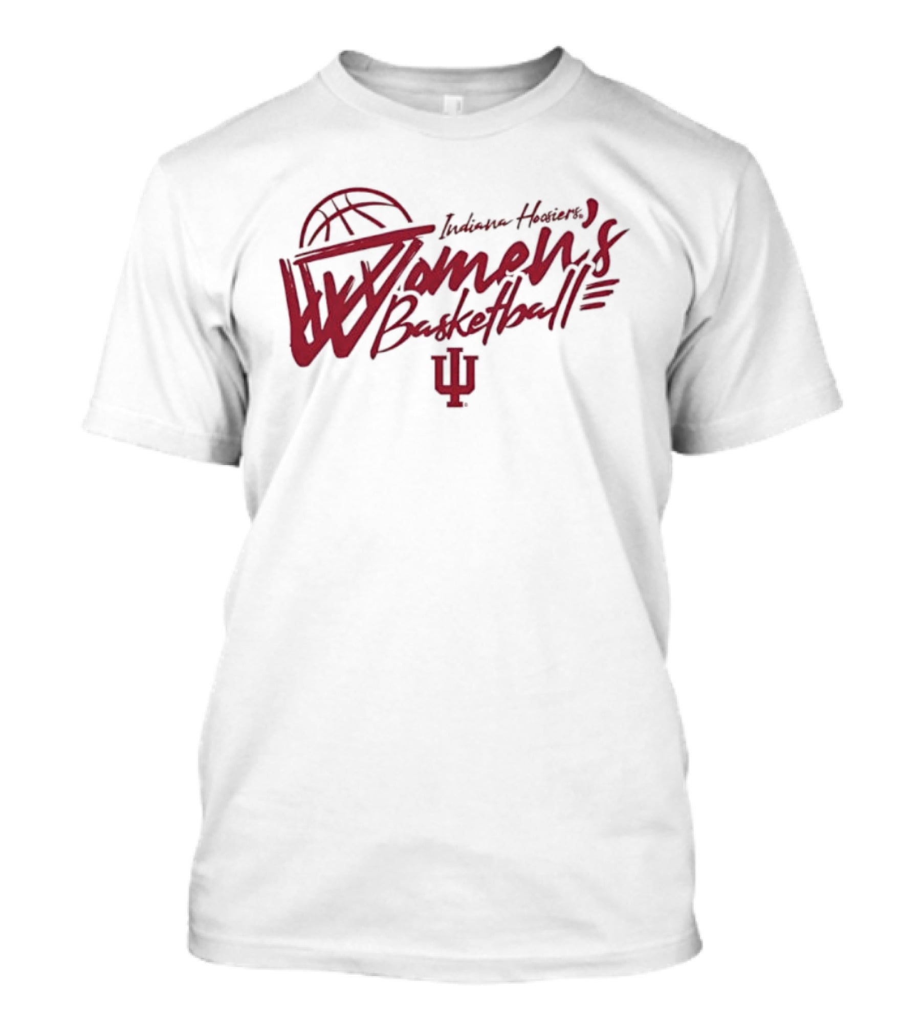 Indiana Hoosiers Women's Basketball Crewneck Pullover T-Shirt