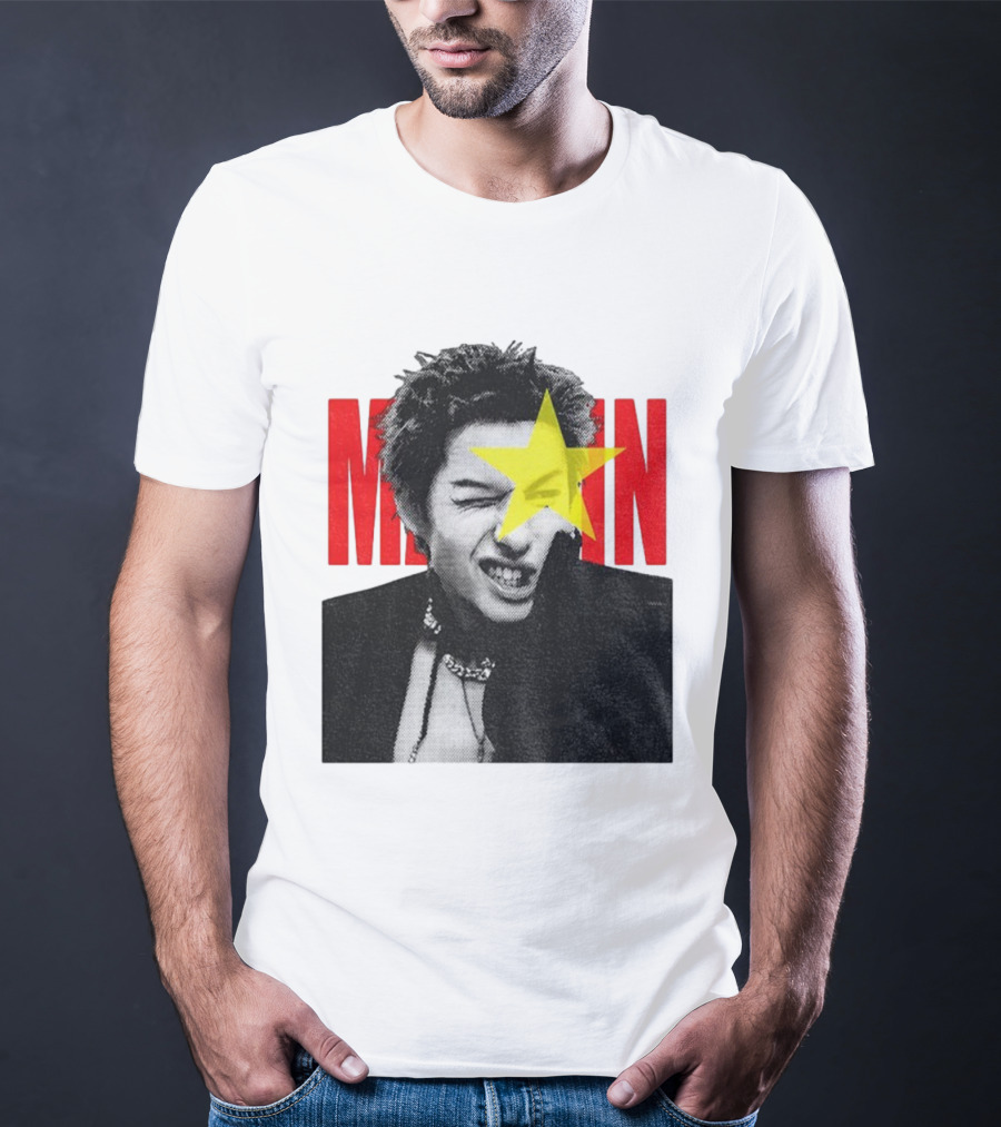 Martin Cortis Vintage Kpop Star 90s Style Iconic Yellow Star T-Shirt