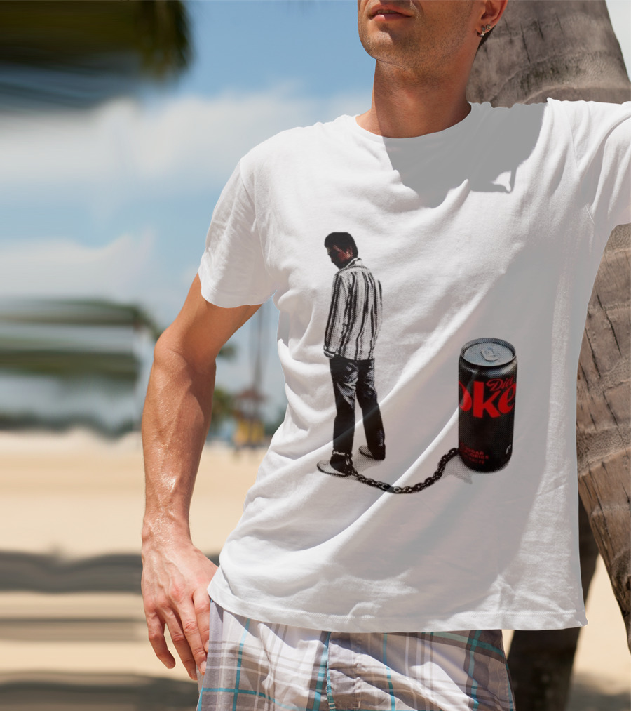 Diet Coke Freshwater Humor Tied With Chains T-Shirt