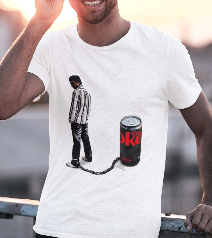 Diet Coke Freshwater Humor Tied With Chains T-Shirt