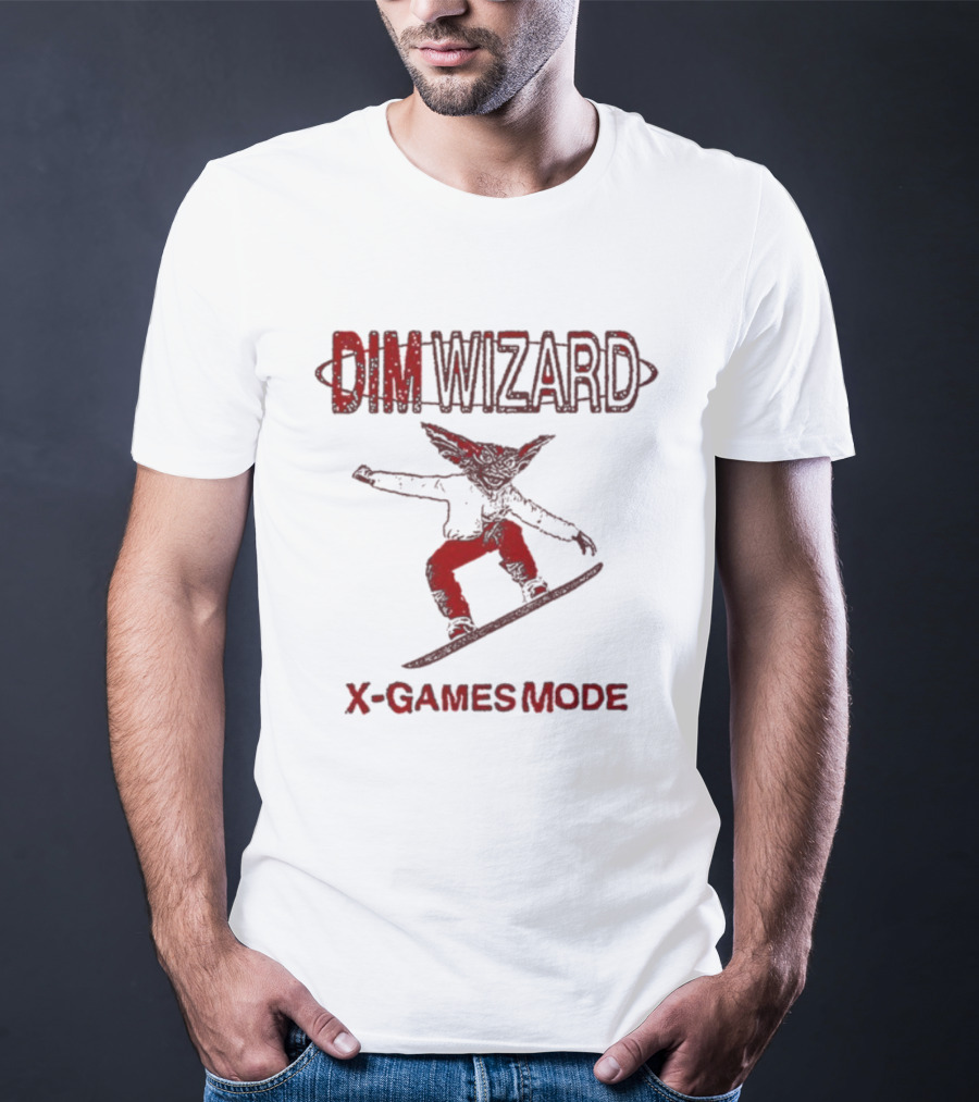 Dim Wizard Extreme Skateboarding X-Games Mode T-Shirt