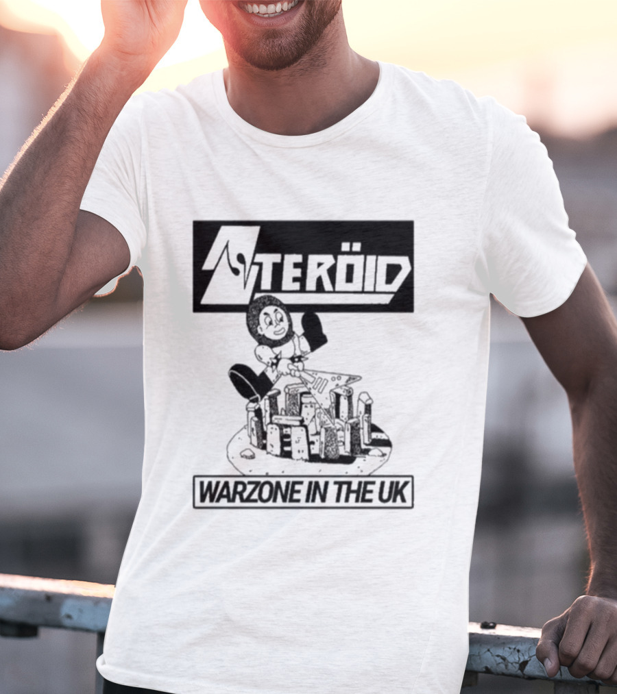 Steroid Warzone UK Bodybuilder Lifting Weights Contest T-Shirt