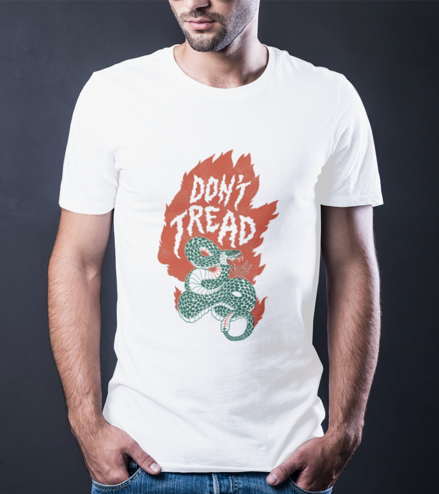 Don’t Tread Green Snake Flame T-Shirt