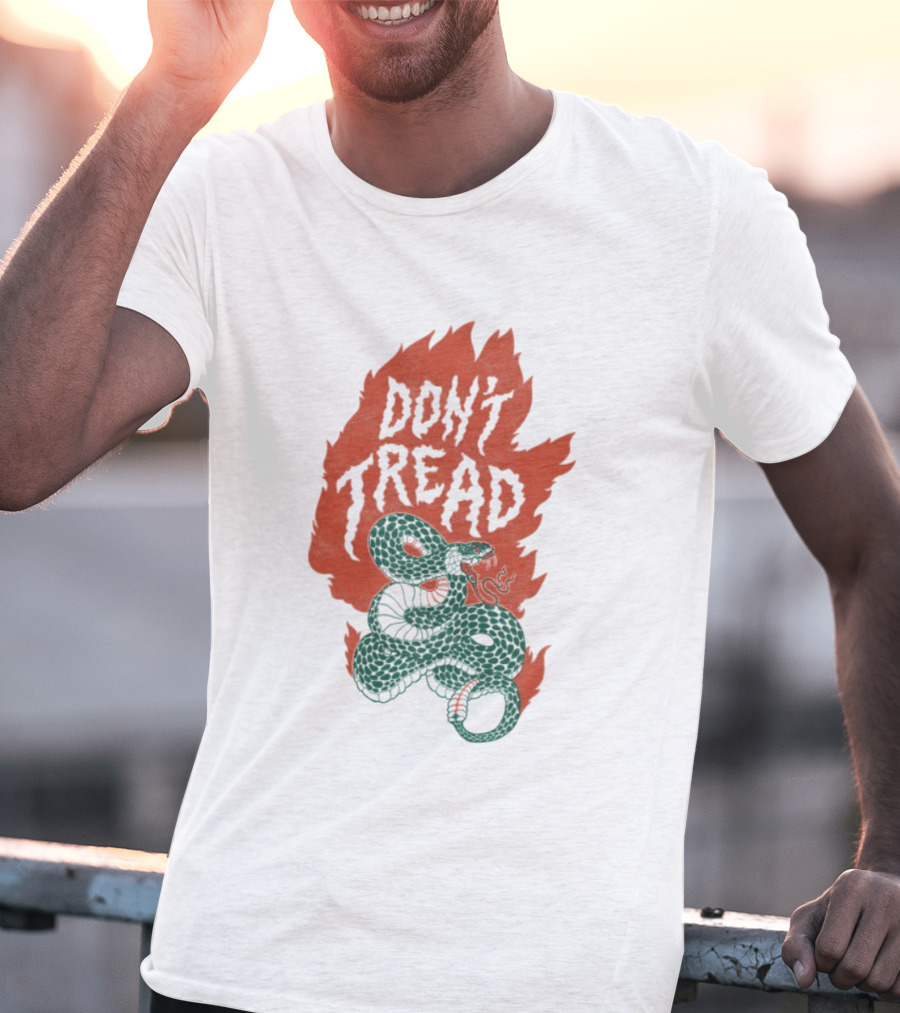 Don’t Tread Green Snake Flame T-Shirt
