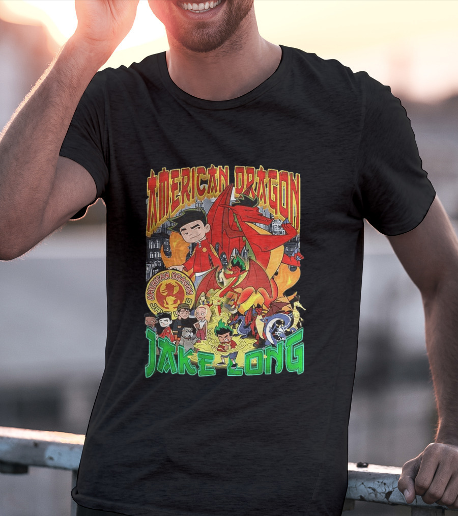 American Dragon Jake Long Disney Characters Cartoon Series Fan Favorite T-Shirt