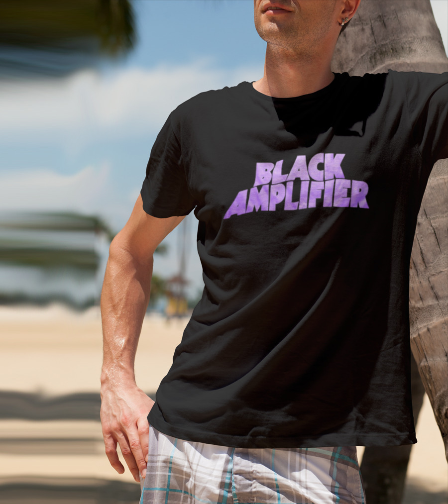 Black Amplifier Purple T-Shirt