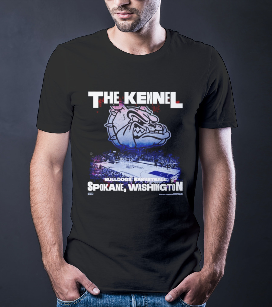 The Kennel Gonzaga Bulldogs Basketball Spokane Washington T-Shirt