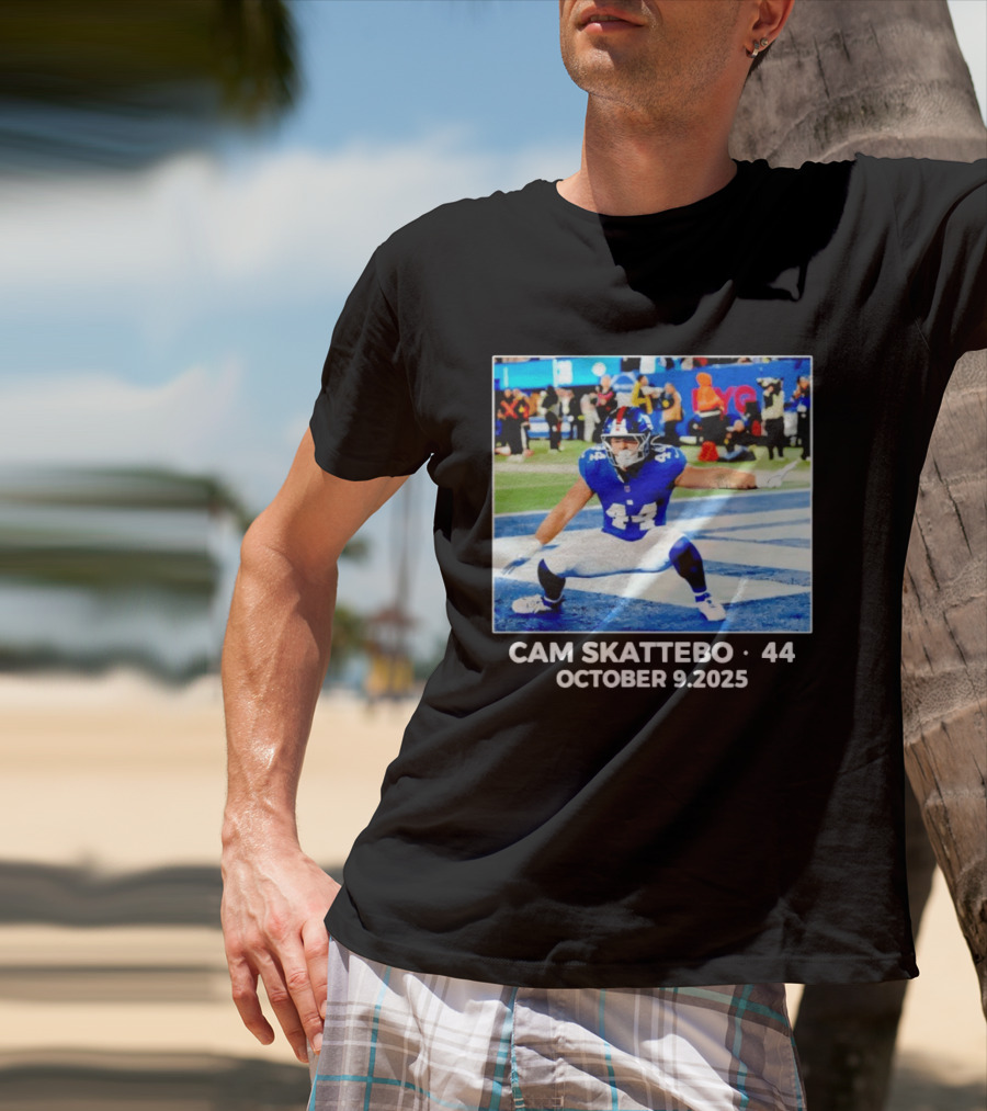 Cam Skattebo 44 October 9 2025 Football Action T-Shirt