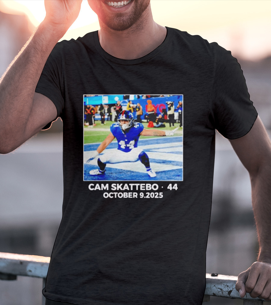 Cam Skattebo 44 October 9 2025 Football Action T-Shirt