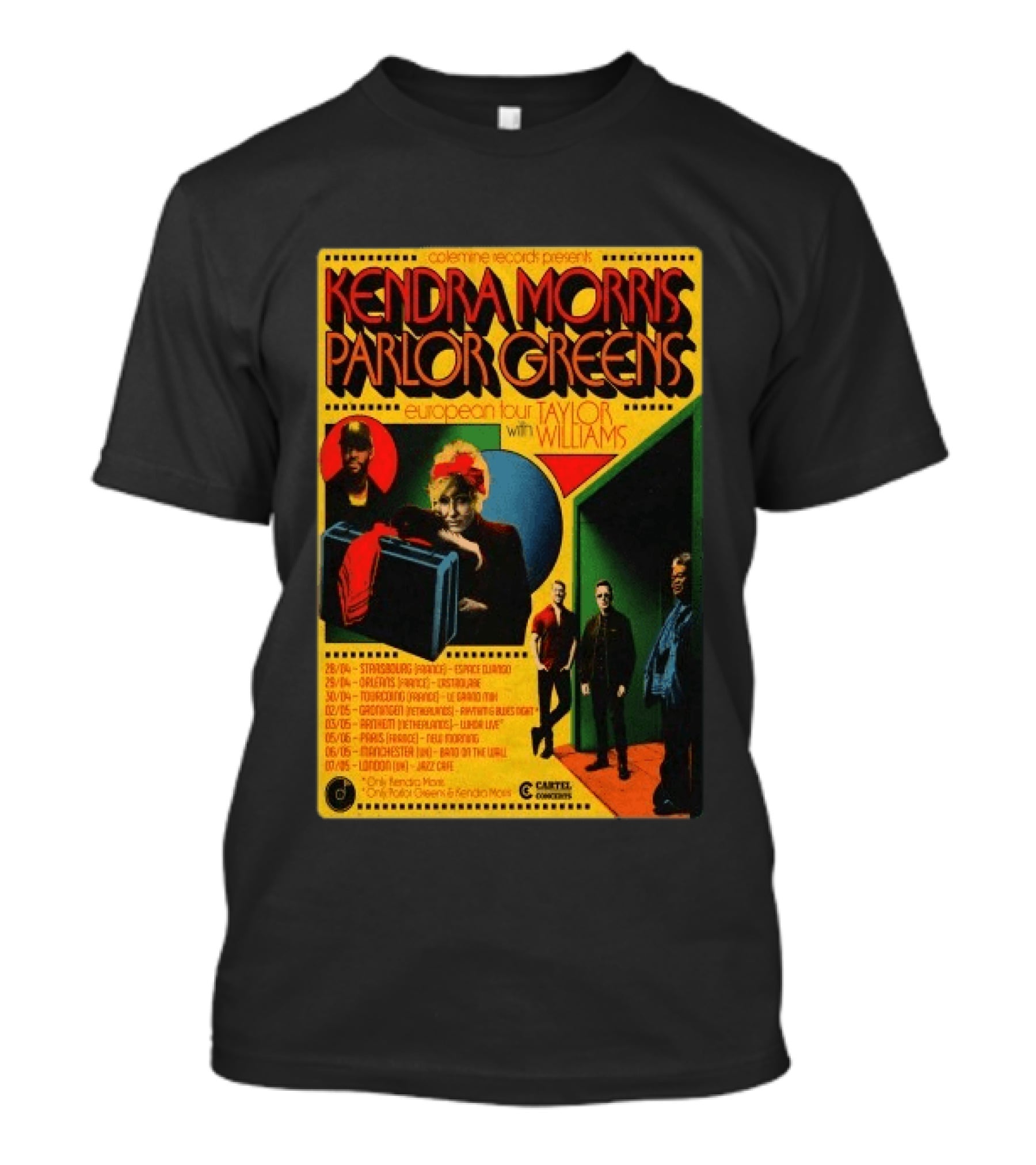 Kendra Morris Parlor Greens European Tour Taylor With Williams 2026 T-Shirt