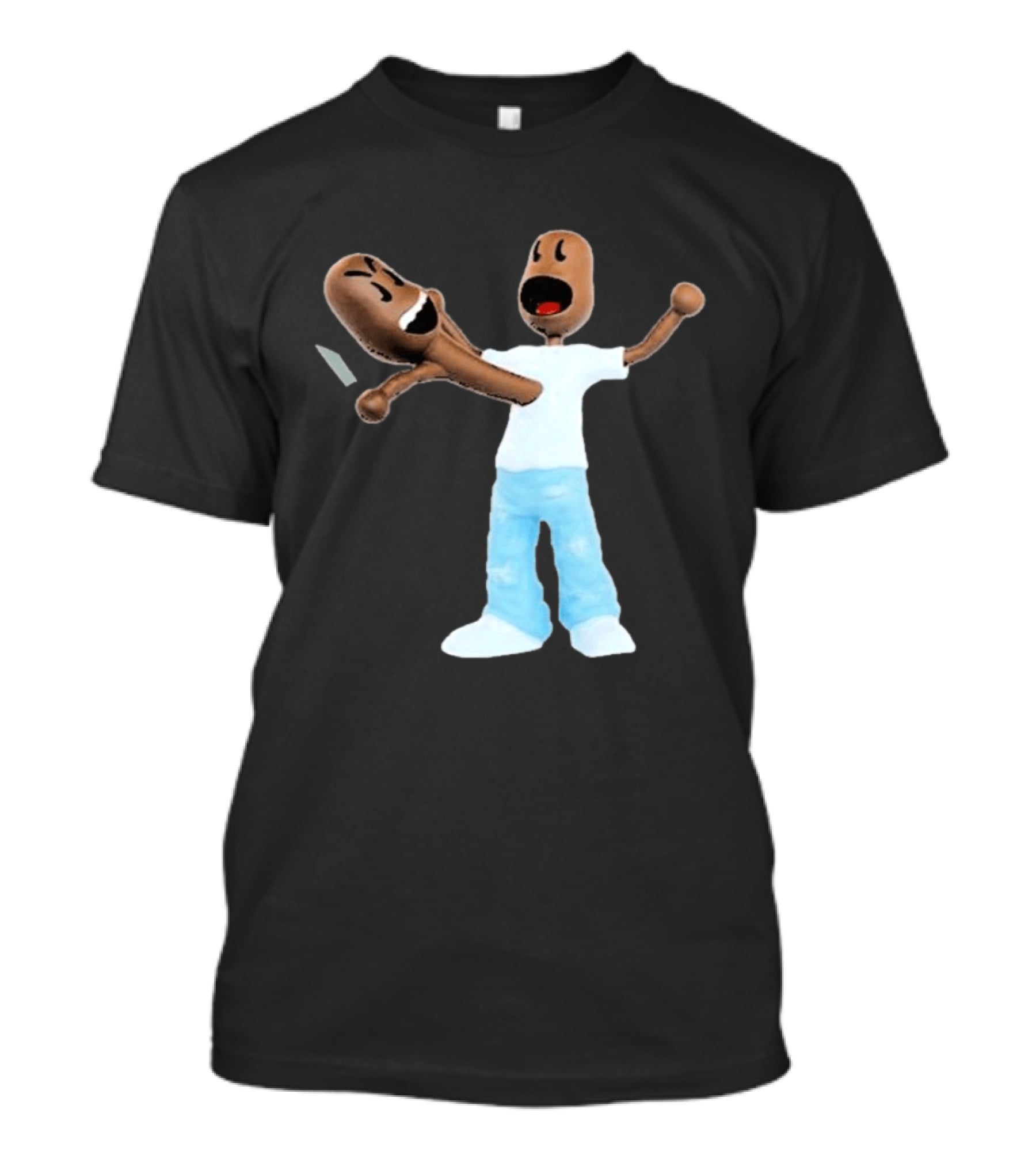 Kid Cudi Scotty Ramon Versus Cartoon Characters Clash T-Shirt